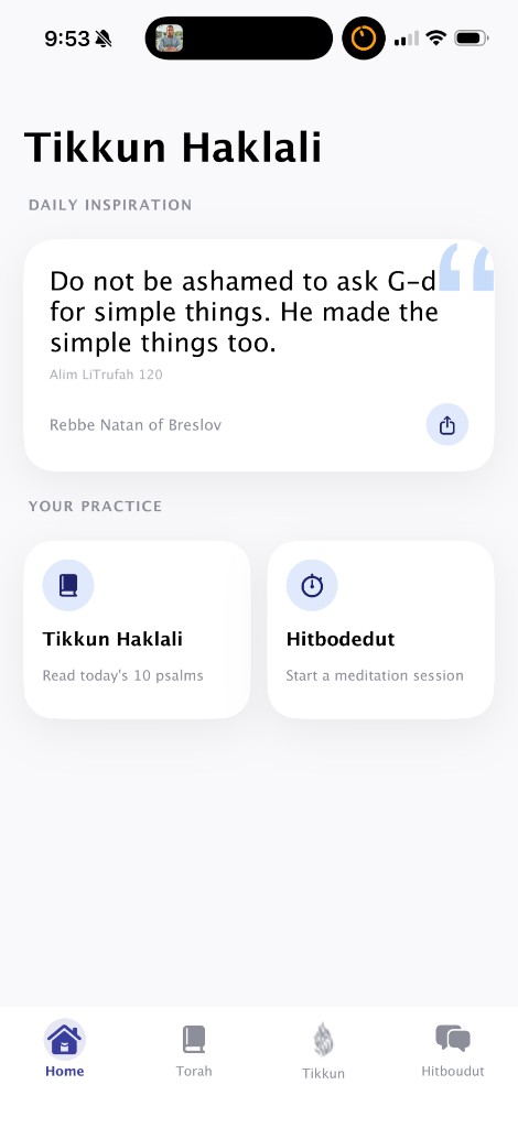 Tikkun Haklali App